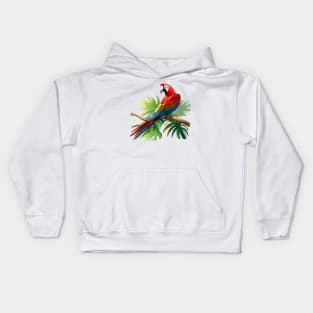 Macaw Lover Kids Hoodie